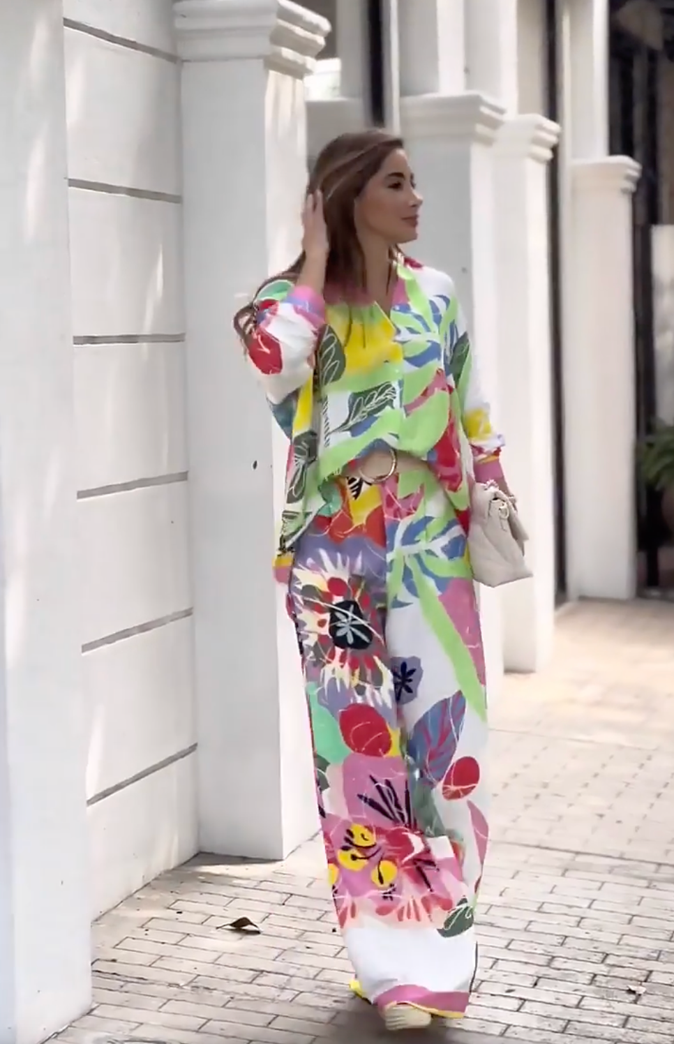 VELISSIA™ | Pop-Art Flowy Set – Summer Shine & Chic Comfort