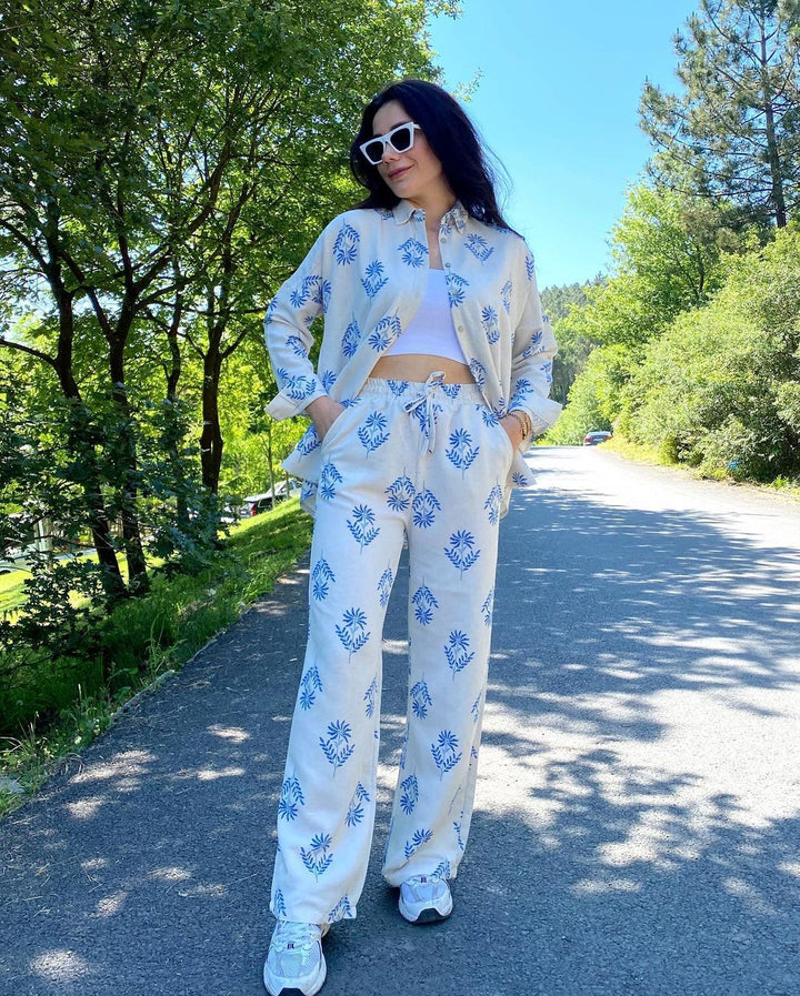 VELISSIA™ | “Summer Blue” Flowy Set – Freedom & Freshness