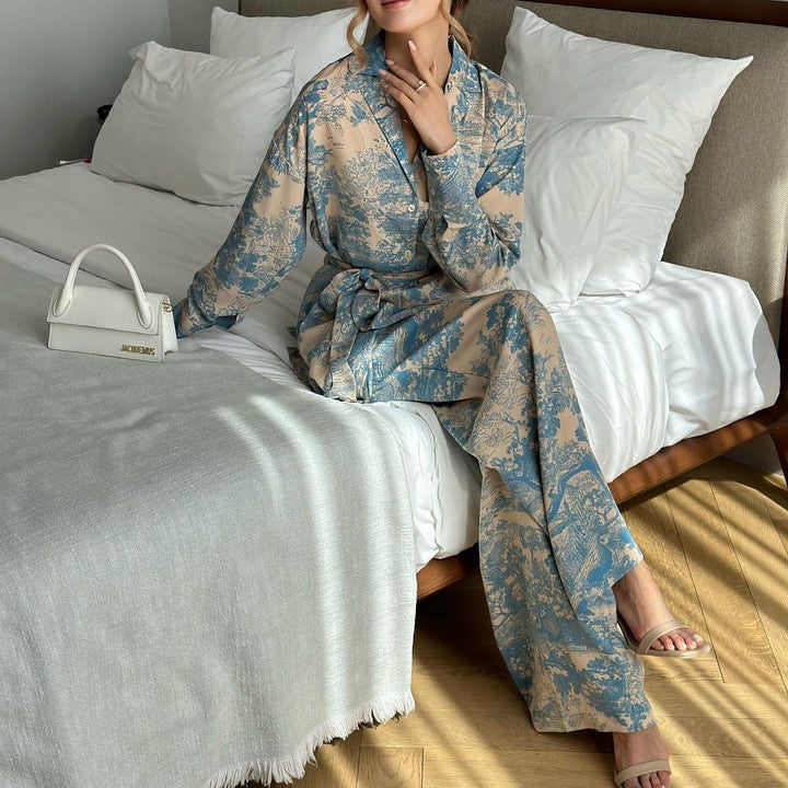 VELISSIA™ | Pastel Elegance Set – Soft Blue & Satin Harmony