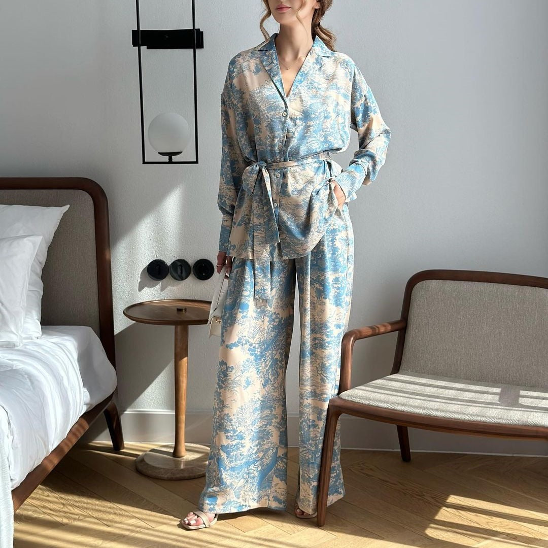 VELISSIA™ | Pastel Elegance Set – Soft Blue & Satin Harmony