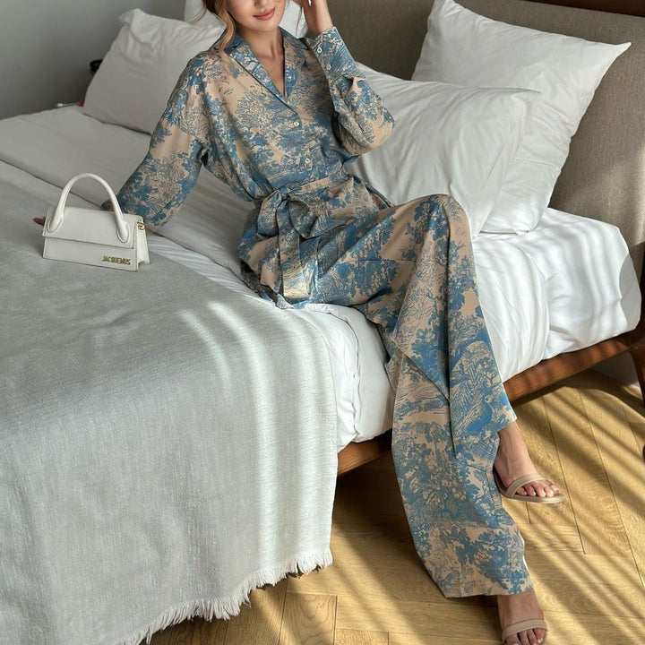 VELISSIA™ | Pastel Elegance Set – Soft Blue & Satin Harmony