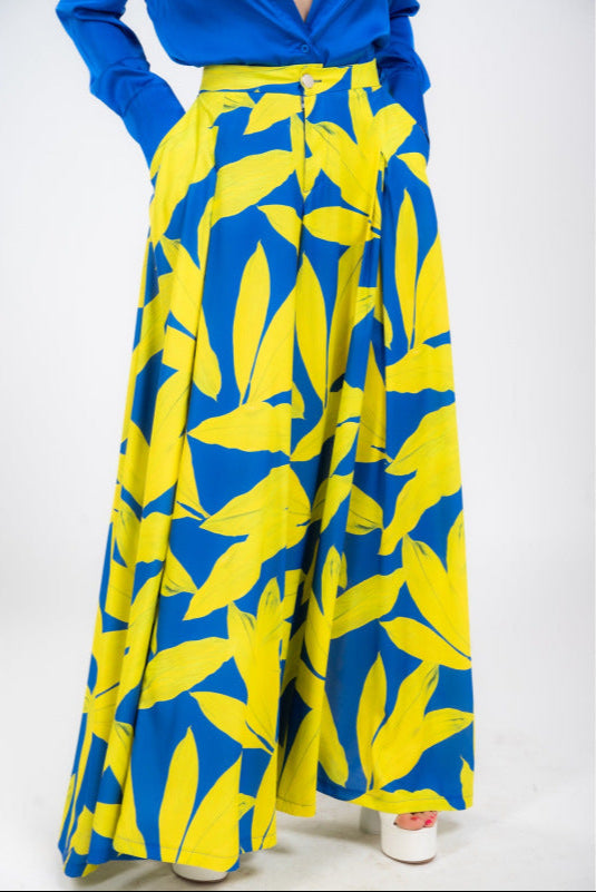 VELISSIA™ | Electric Tropical Set – Bold Blue & Vibrant Yellow Contrast