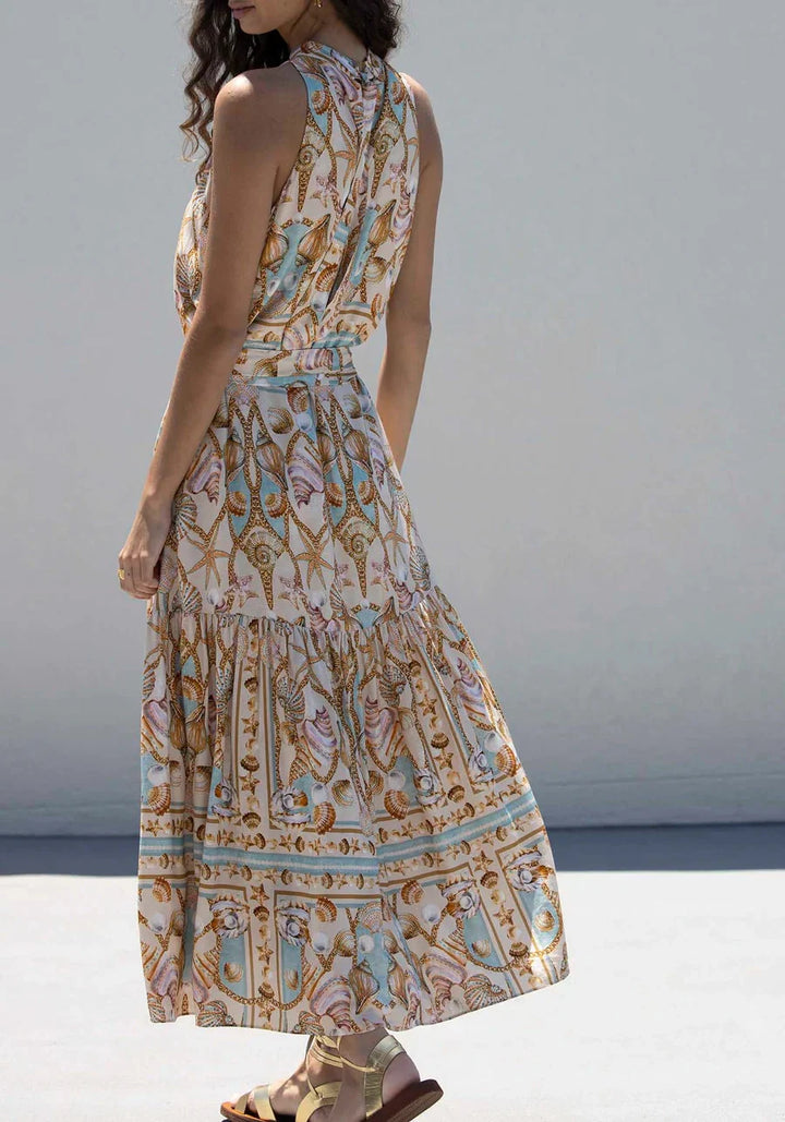 Mina – Ocean Treasures Maxi Dress